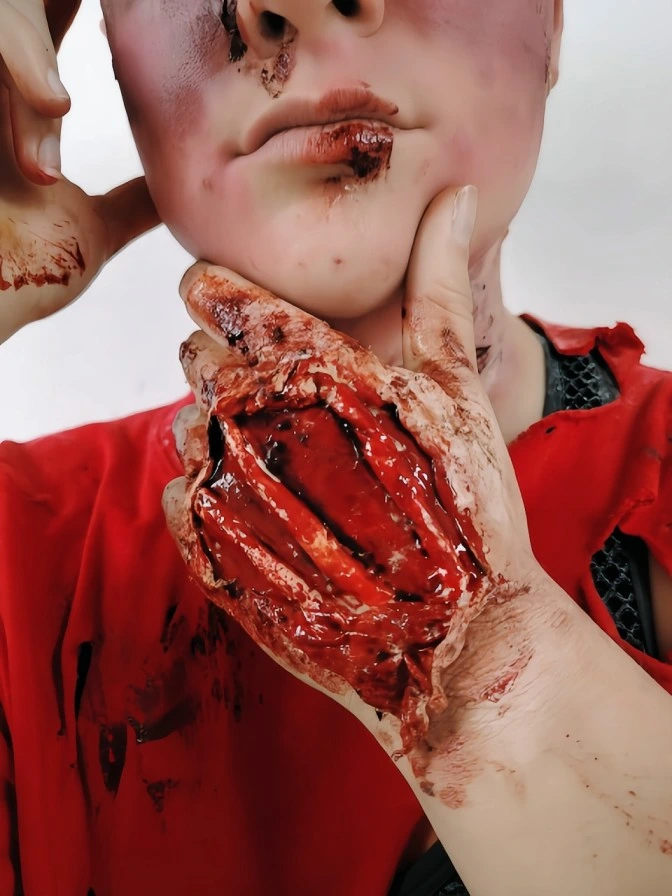 Prosthetic, injury makeup,